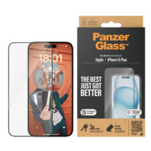 Ekraanikaitseklaas PanzerGlass Ultra-Wide Fit, Apple iPhone 15 Plus, 6.7, EasyAligneriga