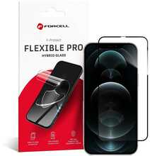 Ekraanikaitseklaas Forcell Flexible Nano Glass 5D, iPhone 12 Pro Max, 6.7, must