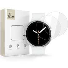 Kaitseklaas Tech-Protect Glass Fit+, Samsung Galaxy Watch 8, 40 mm, 2tk, läbipaistev