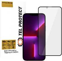 Ekraanikaitseklaas Tel Protect 10X Privacy Titanium, iPhone 13 Pro Max Apple (ümbrikus)