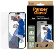 Ekraanikaitsekile PanzerGlass Classic Fit, Apple iPhone 15/16, 6.1