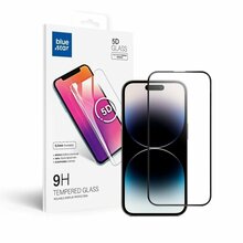 Kaitseklaas Blue Star, Apple iPhone 14 Pro, 5D Full Cover, must
