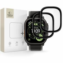 Karastatud klaas Tech-Protect Glass Ring 2-Pack, Apple Watch Ultra 49mm, must