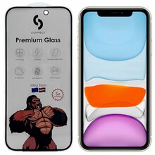 Ekraanikaitseklaas Connect Privacy 3D Corning Gorilla Glass 5X, Apple iPhone XR/11, must