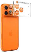 Kaamera objektiivi kaitseklaas Spigen Optik Pro XL, Apple iPhone 17 Pro, oranž