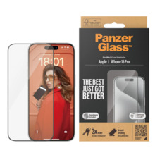 Ekraani kaitseklaas PanzerGlass Ultra-Wide Fit, Apple iPhone 15 Pro, 6.1