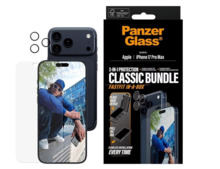 Ekraani ja kaamera kaitsekomplekt PanzerGlass 2-in-1, Apple iPhone 17 Pro Max, läbipaistev