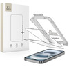 Karastatud kaitseklaas Tech-Protect Quick Set+, Apple iPhone 17, 2tk, must