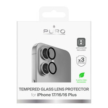 Kaamera kaitseklaas Puro Individual lenses, Apple iPhone 16/16 Plus/17