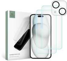 Kaitseklaas Tech-Protect Supreme Set, Apple iPhone 15, 2tk