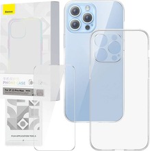 Korpus ja kaitseklaas Baseus Corning, Apple iPhone 13 Pro Max, läbipaistev