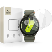 Karastatud kaitseklaas Tech-Protect Glass Fit+, Samsung Galaxy Watch 4/5/6/7, 44 mm, 2 tk