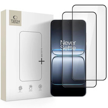 Kaitseklaas Tech-Protect Glass Fit+ 2-pack, OnePlus Nord 5, must