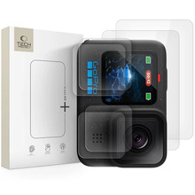 Kaitseklaas Tech-Protect Glass Fit+, GoPro Hero 9/10/11/12, läbipaistev, 2 tk