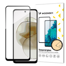 Kaitseklaas Wozinsky Full Glue, Motorola Moto G73, must