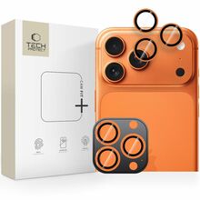 Kaamera kate Tech-Protect Camring Fit+, Apple iPhone 14 Pro/Max, 15 Pro/Max, 16 Pro/Max, 17 Pro/Max, oranž