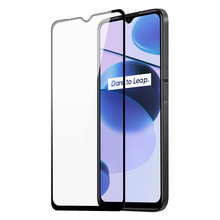 Kaitseklaas Dux Ducis 9D, Realme C35, must, 9H, raamiga