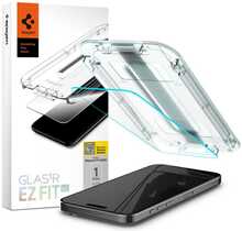 Karastatud kaitseklaas Spigen Glas.TR EZ Fit, läbipaistev iPhone 15 Pro Max