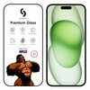 Kaitseklaas Connect Corning Gorilla Glass 5X, Apple iPhone 15 Plus, must