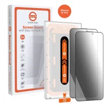 Ekraanikaitseklaas Mobile Origin Privacy Screen Guard, Apple iPhone 15 Pro, 2 tk