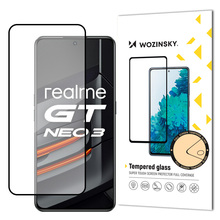 Karastatud klaas Wozinsky 9H, Realme GT Neo 3, raamiga, must