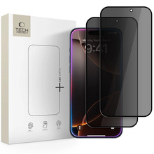 Privaatsusklaas Tech-Protect Glass Spy+ 2-pack, Apple iPhone 16 Pro Max/17 Pro Max