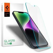 Ekraanikaitseklaas Spigen Slim HD, Apple iPhone 13/13 Pro/14