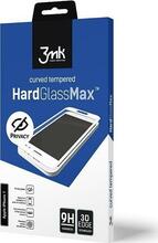 Karastatud klaasist ekraanikaitse 3MK HardGlass Max Privacy, iPhone 8, läbipaistev/must