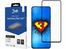 Telefoni kaitseklaas 3MK HardGlass Max Lite, Samsung S21 FE, 9H, must