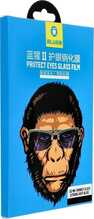 Kaitseklaas Blueo 5D Mr. Monkey Glass, Apple iPhone 12 Pro Max, must (Strong Matte)