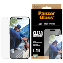 Karastatud klaas PanzerGlass Classic Fit EasyAligner, iPhone 17 Pro Max