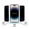 Privaatsusklaas Privacy Glass, Samsung Galaxy A24 4G/A25 5G/M34 5G/M35 5G, must