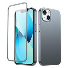 Kaitseümbris Joyroom 360 Full Case, Apple iPhone 13, hall, karastatud klaasiga