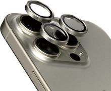 Kaamera objektiivi kaitseklaas PanzerGlass Hoops, Apple iPhone 15 Pro/Pro Max, Titanium