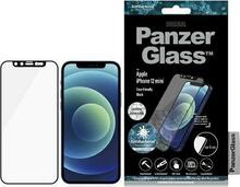 Kaitseklaas PanzerGlass E2E Microfracture, Apple iPhone 12 mini, must raam