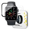 Hübriid kaitseklaas Wozinsky, Apple Watch 4/5/6/SE, 44mm, must