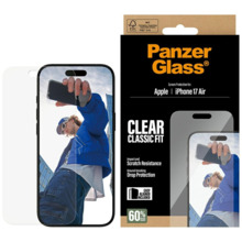 Karastatud klaas PanzerGlass Classic Fit EasyAligner, iPhone Air