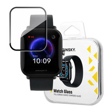 Hübriidkaitseklaas Wozinsky Watch Glass, Xiaomi Amazfit Bip U, must