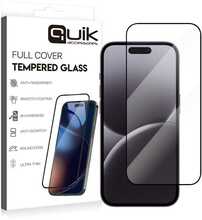 Telefoni kaitseklaas Quik Full Cover Tempered Glass, Apple iPhone 16 Pro Max, 6.86, 9H