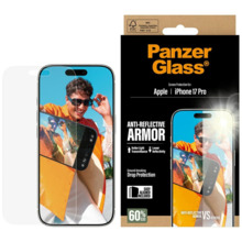 Karastatud klaas PanzerGlass Armor Anti-Reflective EasyAligner, iPhone 17 Pro