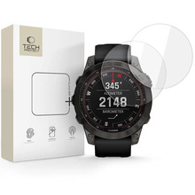 Kaitseklaas Tech-Protect Glass Fit+, Garmin Fenix 7/7 Pro, 2tk, läbipaistev