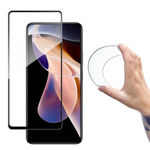 Kaitseklaas Wozinsky Full Cover Flexi Nano Glass, Xiaomi Redmi Note 11 Pro +, läbipaistev