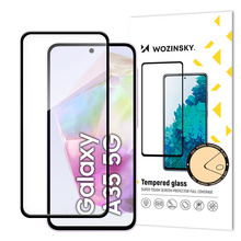 Karastatud klaas Wozinsky Full Glue, Samsung Galaxy A35, must raam