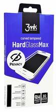 Ekraanikaitseklaas 3MK HardGlass Max Privacy, iPhone 7, 9H, läbipaistev/must