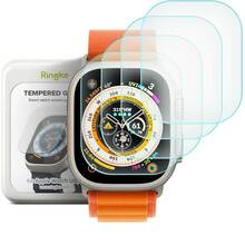 Kaitseklaas Ringke ID FC Glass, Apple Watch Ultra, 49 mm, 4 tk