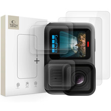 Kaitseklaas Tech-Protect Glass Fit+, GoPro Hero 13, läbipaistev, 2 tk