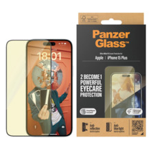 Ekraanikaitseklaas PanzerGlass, Apple iPhone 15 Plus, 6.7, Ultra-Wide Fit, Clear