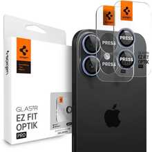 Kaamera kaitseklaas Spigen Optik Pro GLAS.TR EZ FIT, 2 tk, Apple iPhone 16/16 Plus/17, sinine