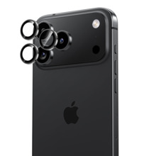 Kaamera kaitseklaas Benks DR Sapphire, Apple iPhone 17 Pro/17 Pro Max, must, 3 tk