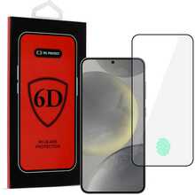 Kaitseklaas Tel Protect Full Glue 6D, Samsung Galaxy S25 Edge, must, sõrmejäljelugeja toega